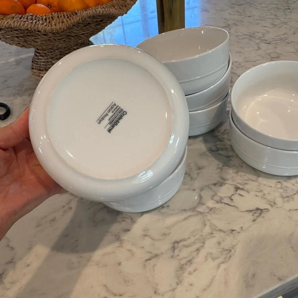 Crate and Barrel Bowls and Dessert/Appetizer plates